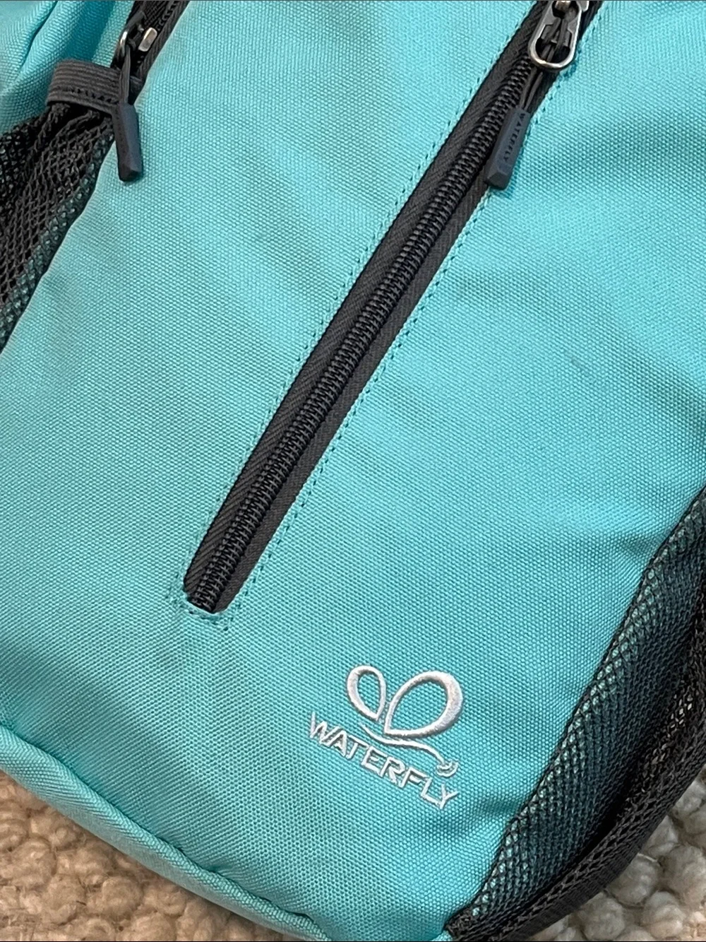 WATERFLY Crossbody Sling Backpack Sling Bag Travel Hiking Chest Bag Daypack